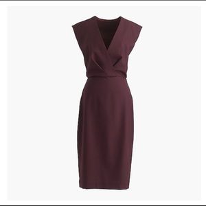 J Crew v-neck dress Super 120s wool 6